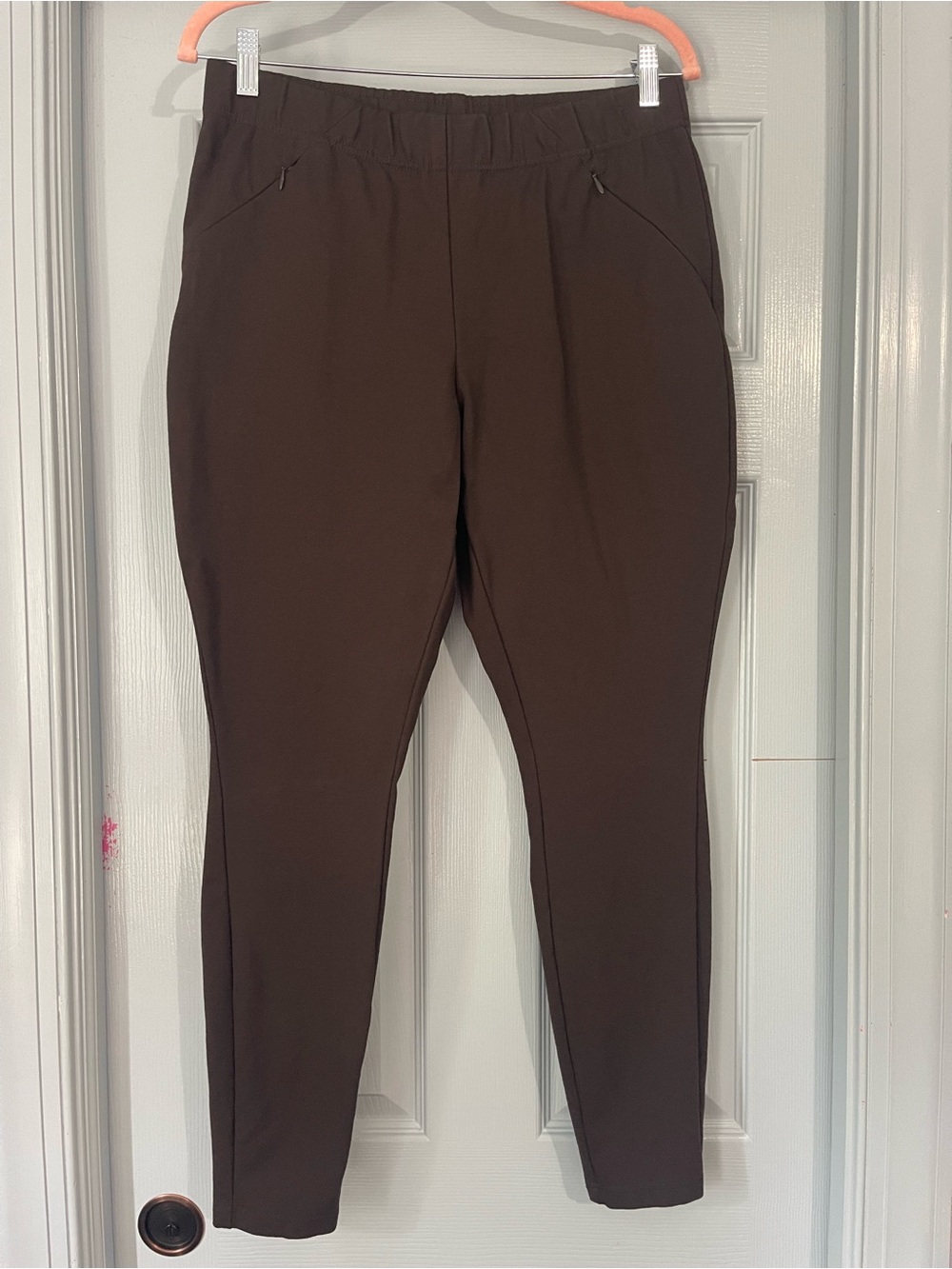 J. Jill Chocolate Brown Knit Ponte Leggings